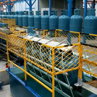 cadena de producción del cilindro de 12kg 15kg 50kg LPG, maquinaria de fabricación del cilindro del LPG