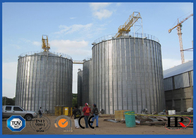 Capacidad grande acanalada galvanizada de los silos de grano del metal 813m3