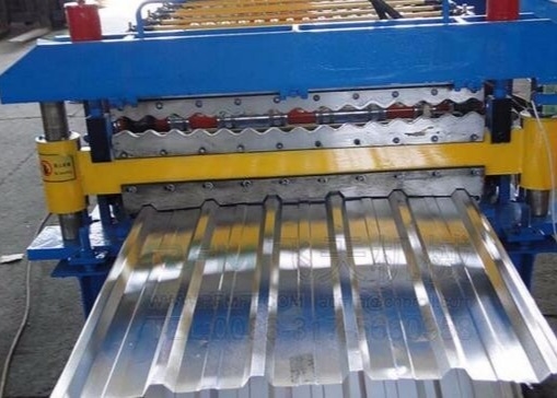 rollo de la capa doble de 0.8m m que forma la máquina para el aluminio del SOLDADO ENROLLADO EN EL EJÉRCITO de PPGI PPGL
